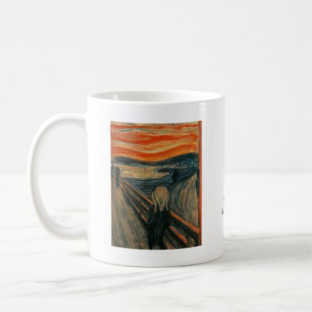 Taza De Café El grito de Edvard Munch (Izquierda)