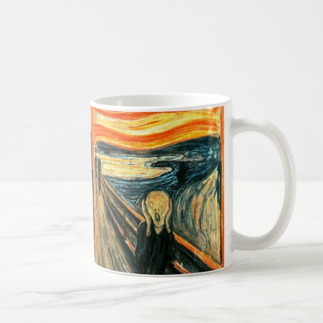 Taza De Café El grito de Edvard Munch (Derecha)