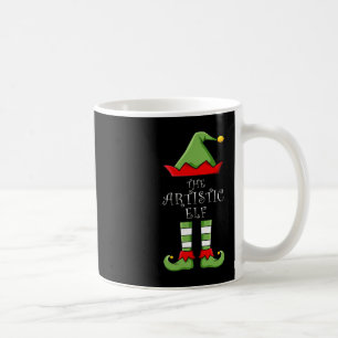 Taza De Café El grupo artístico Elf Fun Family Mating Pajama