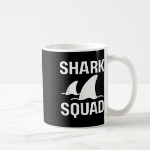 Taza De Café El grupo de comparación de escuadrón de tiburones,