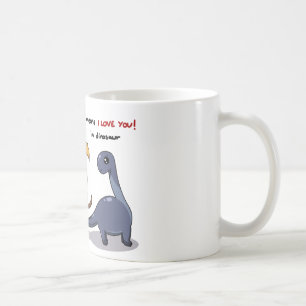 Taza De Café El grupo lindo de dinosaurios Rawr significa que