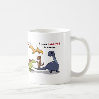 Taza De Café El grupo lindo de dinosaurios Rawr significa que