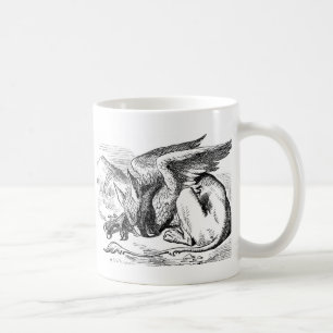 Taza De Café El Gryphon de Alicia en el país de las maravillas