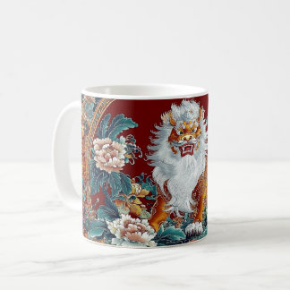 Taza De Café El Guardián del Bloom Crimson