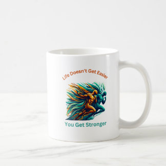 Taza De Café El guerrero al interior: fortalecerse