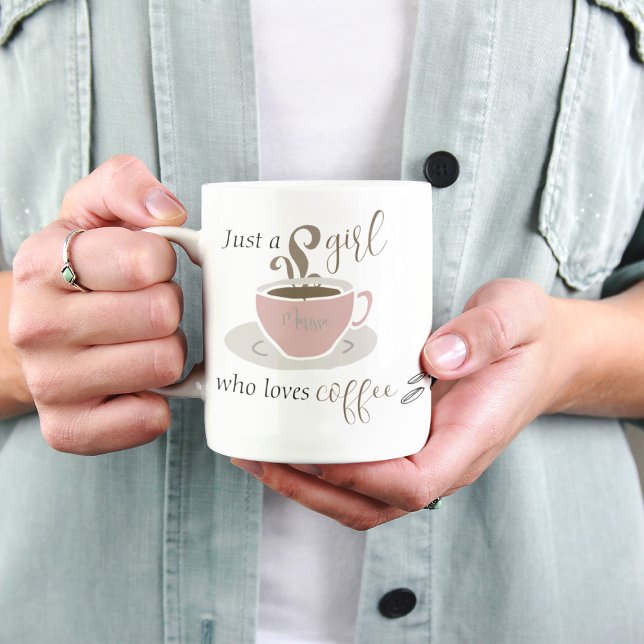 Taza De Café El guión personalizado de Coffee Lover para ella (Subido por el creador)