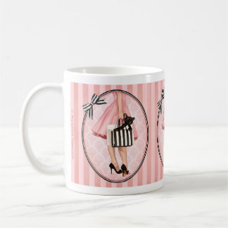 Taza De Café El hacer compras en los años 50