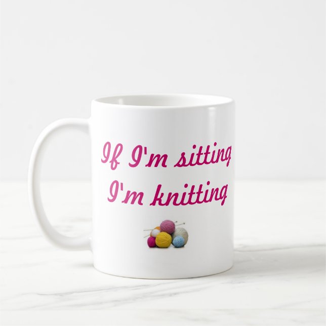 Taza De Café el hacer punto (Izquierda)