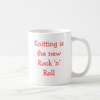Taza De Café El hacer punto es el nuevo rock-and-roll