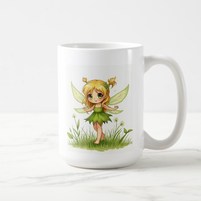 Taza De Café El hada de césped Mugs (Derecha)