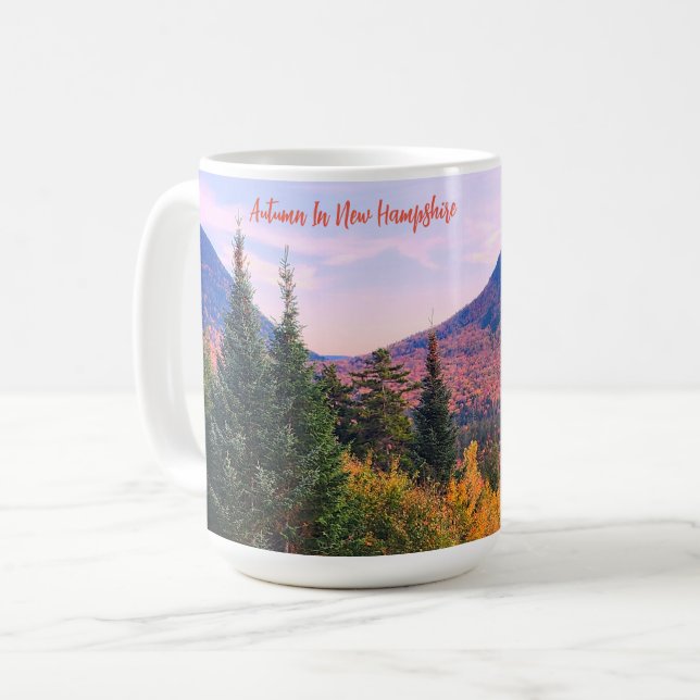 Taza De Café El hermoso otoño en New Hampshire (Anverso izquierdo)