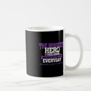 Taza De Café El héroe más valiente me observa con el cáncer de