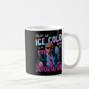 Taza De Café El Hielo Disfruta De Un Helado Frío De Deportación