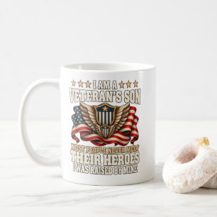 Taza De Café El hijo de un veterano nunca conoce a sus héroes,
