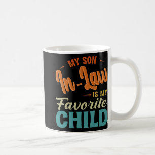 Taza De Café El Hijo En La Ley Es Mi Hijo Favorito, Madre Diver