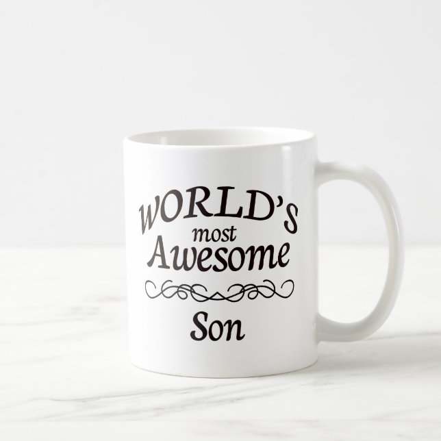 Taza De Café El hijo más impresionante del mundo (Derecha)