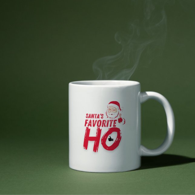 Taza De Café El Ho favorito de Santa - Playful Holiday Design (Subido por el creador)