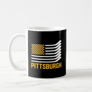 Taza De Café El hockey de Pittsburgh es americano