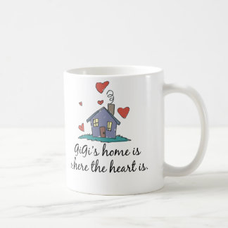 Taza De Café El hogar de GiGi es donde está el corazón