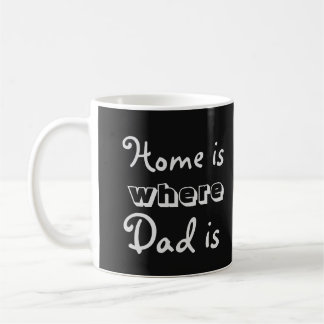 Taza De Café El hogar es donde está cita el papá
