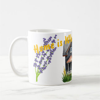 Taza De Café El hogar es donde está el corazón