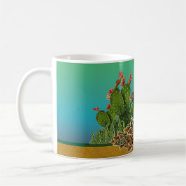 Taza De Café El hogar es donde están los cacti