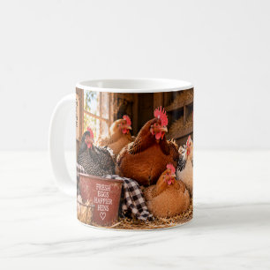 Taza De Café El hogar es donde están mis gallinas
