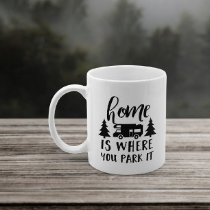 Taza De Café El Hogar Es Donde Lo Aparta