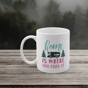 Taza De Café El Hogar Es Donde Lo Aparta
