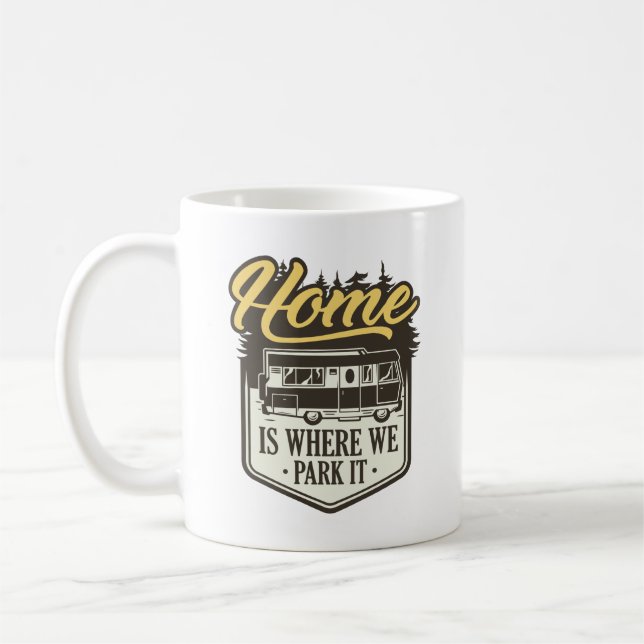 Taza De Café El Hogar Es Donde Lo Apartamos (Izquierda)
