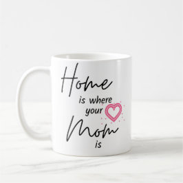 Taza De Café El hogar es donde tu mamá está