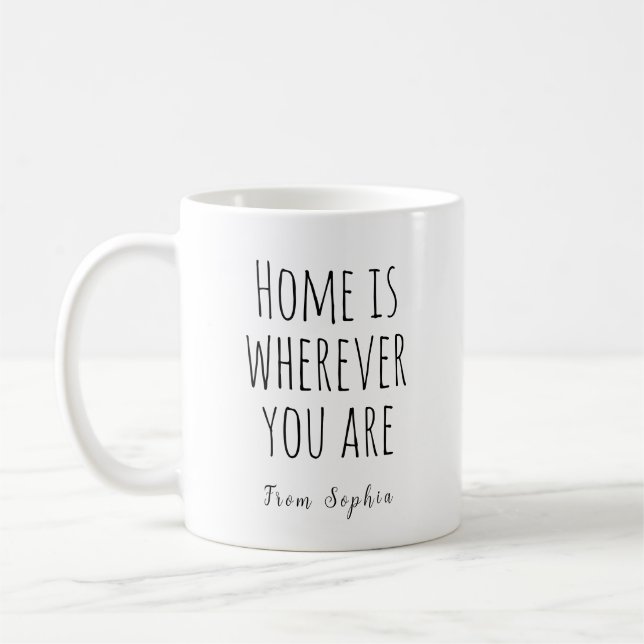 Taza De Café El hogar está donde estés (Izquierda)