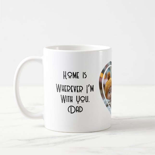 Taza De Café El hogar está donde quiera que esté contigo Person (Izquierda)
