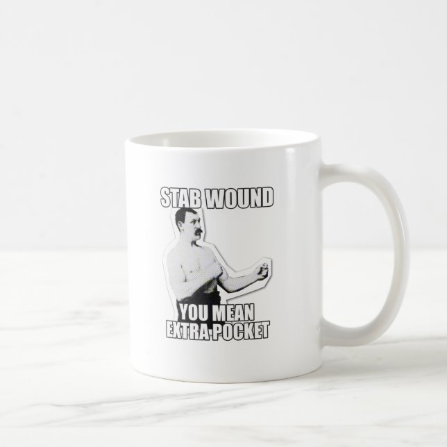 Taza De Café ¡El hombre de hombres pega excesivamente otra vez! (Derecha)