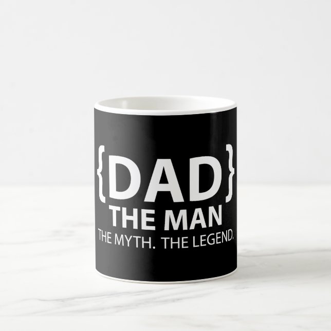 Taza De Café El hombre el mito de la leyenda papá (Centro)