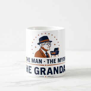 Taza De Café El Hombre El Mito El Abuelo