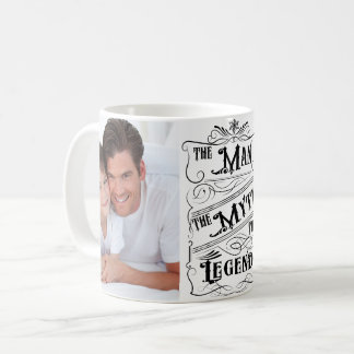 Taza De Café El hombre el mito la leyenda