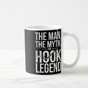 Taza De Café El hombre el mito la leyenda del anzuelo Papá dive