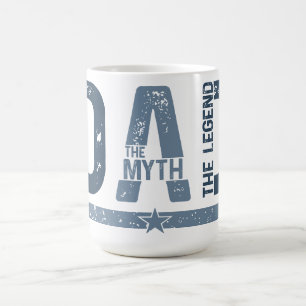 Taza De Café El hombre el mito la leyenda papá