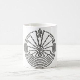 Taza De Café El hombre en el laberinto - plata