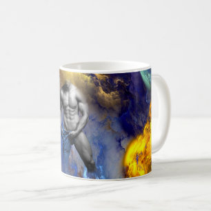 Taza De Café El hombre musculoso de SlipperyJoe camisón vapor