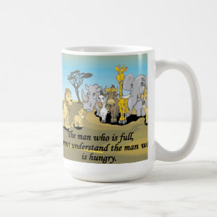 Taza De Café El hombre que es lleno, no puede entender al