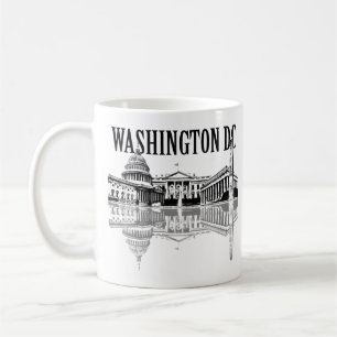 Taza De Café El horizonte de Washington DC
