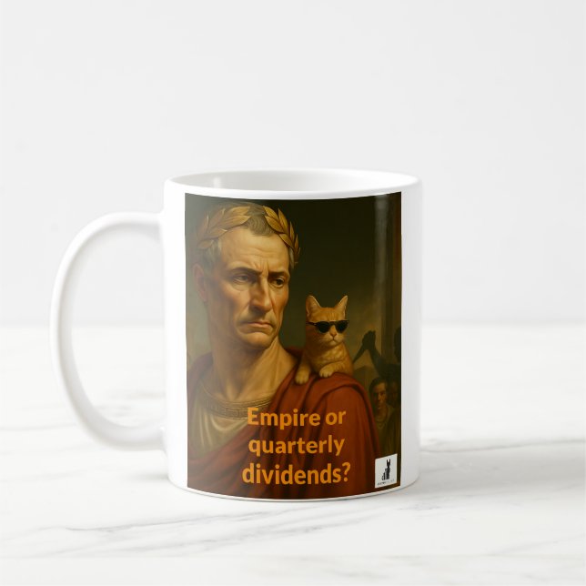 Taza De Café ¿El imperio del César o los dividendos trimestrale (Izquierda)