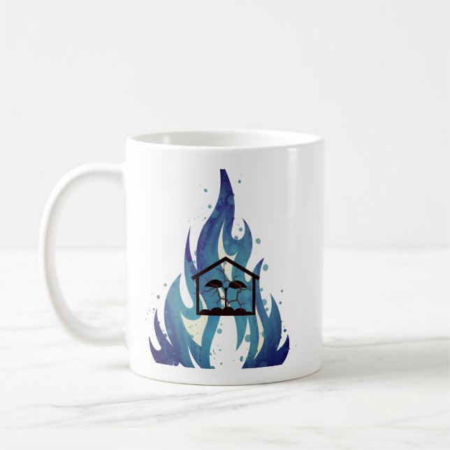 Taza De Café El incendio - Los insectos (Izquierda)