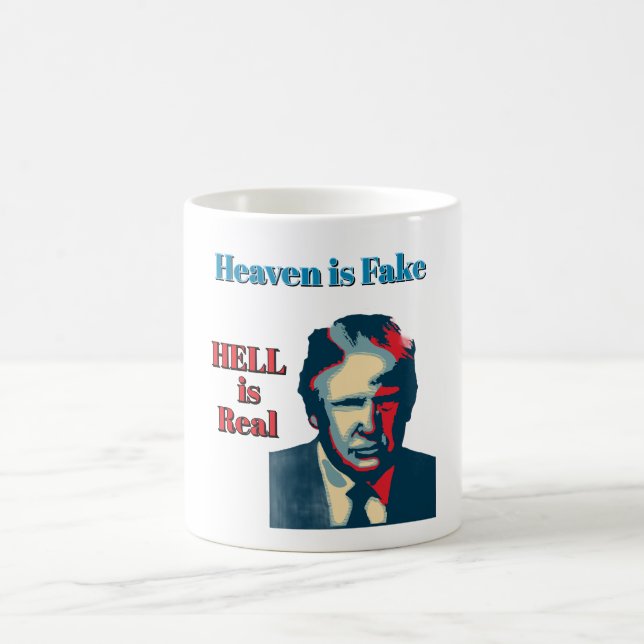 Taza de café El infierno es real (Centro)