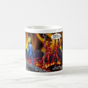 Taza De Café El Infierno No Tiene Vacantes Regalos Divertidos C