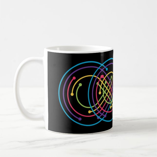 Taza De Café El infinito arcoiris puede simbolizar cualquier co (Izquierda)