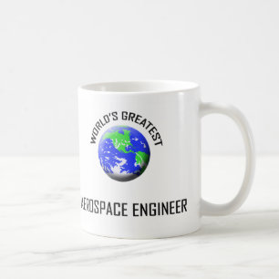 Taza De Café El ingeniero aeroespacial más grande del mundo
