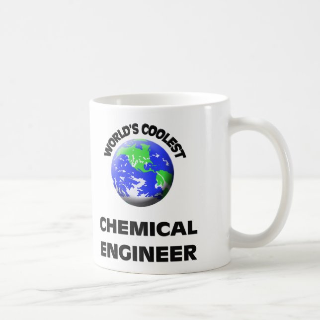 Taza De Café El ingeniero químico más fresco del mundo (Derecha)